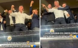 90+5’te gelen gol sonrası Sadettin Saran kendinden geçti