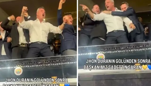 90+5’te gelen gol sonrası Sadettin Saran kendinden geçti