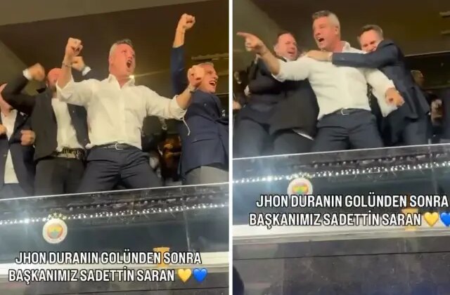 90+5’te gelen gol sonrası Sadettin Saran kendinden geçti