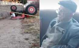 92 yaşındaki adam ilaç yazdırdığı hastanenin otoparkında traktör kazasında öldü