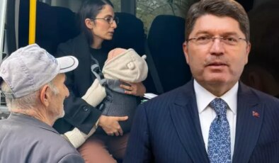 Adalet Bakanı Tunç’tan kucağında bebeğiyle keşfe çıkan hakime tebrik