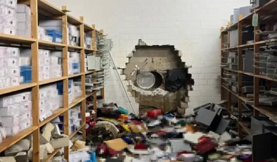 Almanya’da Noel tatilinde film gibi soygun