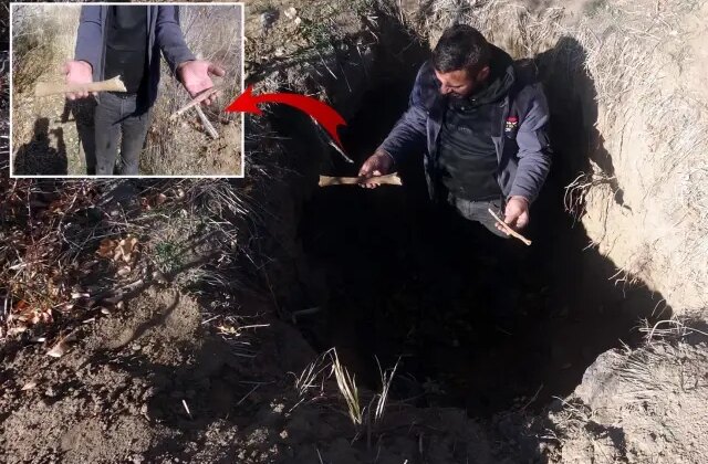 Altın bulmak için kazdıkları tarihi mezarlıktan kemik çıkardılar