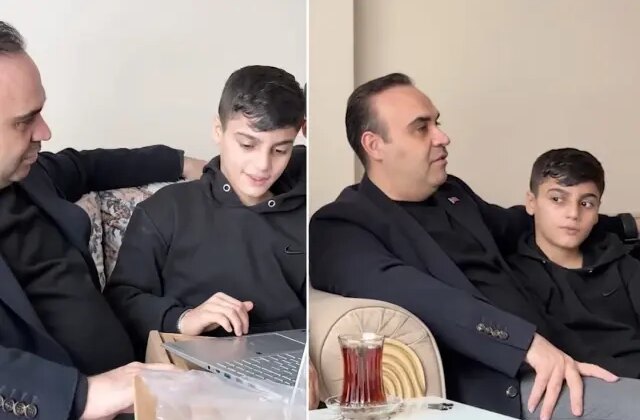 Altın dolu çantayı iade eden çocuklara Bakan Kacır’dan ödül