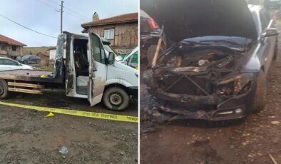 Ankara’da bir muhtarın 4 aracı kundaklandı
