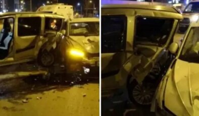 Araçlar bu hale geldi ama burunları bile kanamadı