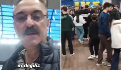 AVM’den görüntü paylaşıp isyan etti: Bu ülkede kimse ‘Açım’ demesin