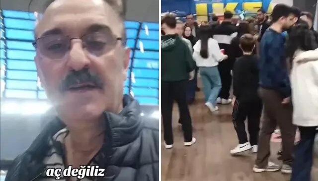 AVM’den görüntü paylaşıp isyan etti: Bu ülkede kimse ‘Açım’ demesin