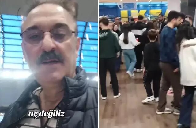 AVM’den görüntü paylaşıp isyan etti: Bu ülkede kimse ‘Açım’ demesin