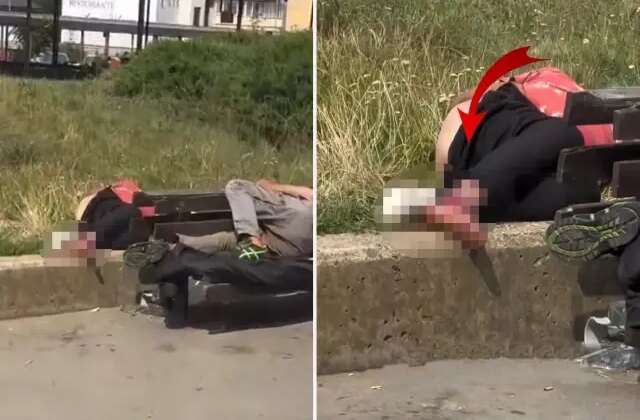 Avrupa’nın orta yerinde kahreden görüntü