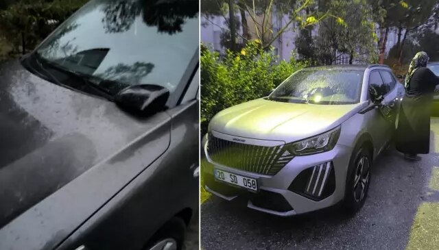 Avukat sitede terör estirdi! 40 araç zarar gördü