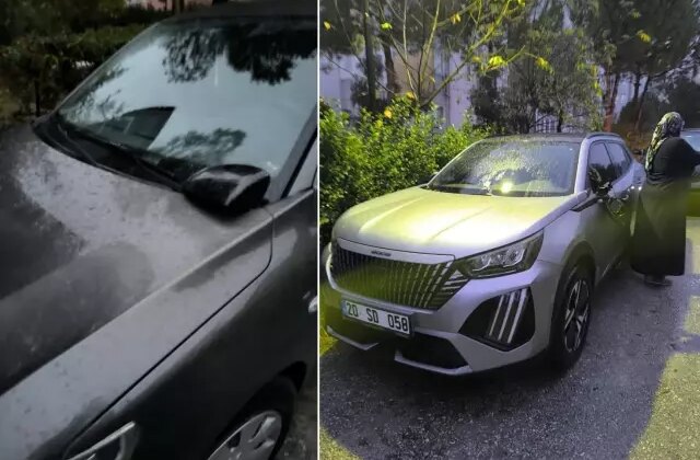 Avukat sitede terör estirdi! 40 araç zarar gördü