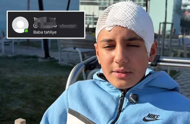 “Baba tahliye” mesajı paylaşan 13 yaşındaki çocuk yeniden tutuklandı