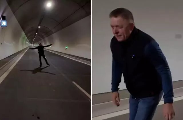 Başbakanın ülkenin en uzun tünelinin açılışından önce yaptığına bakın