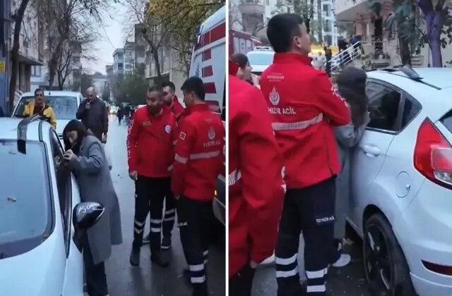 Bebeği arabada, otomobilin ve dairenin anahtarını da evde unuttu