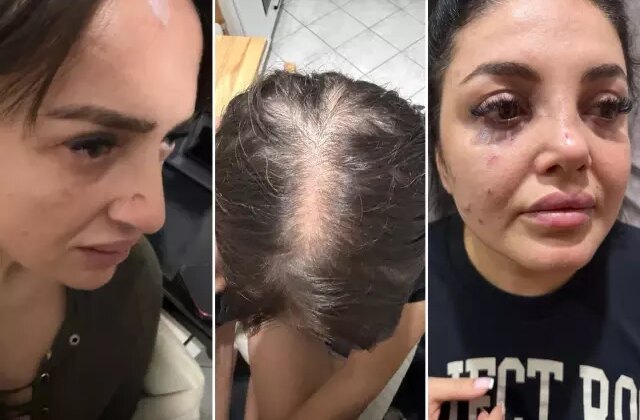 Beykoz’da dehşet anları! Ofisi basan grup eski patronlarını sokak ortasında darp etti