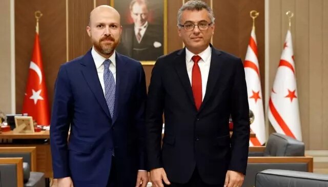 Bilal Erdoğan’dan sürpriz ziyaret! KKTC Cumhurbaşkanı ile görüştü