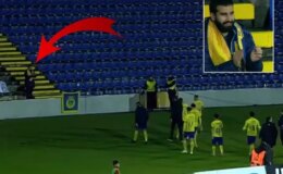 Bu bir delilik! 3200 kilometre yol gitti, takımını tek başına destekledi