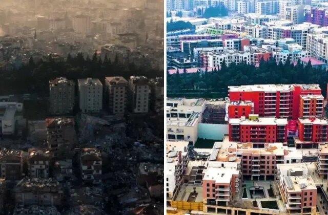 Bu görüntüler geride kaldı, işte muhteşem değişimin görüntüleri