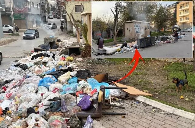 Buca’da park manzaralı çöp dağları! Kötü koku ve çirkin manzaralar vatandaşları isyan ettirdi