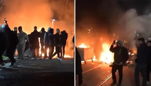 Bulgaristan alev alev! On binlerce kişi sokaklara döküldü