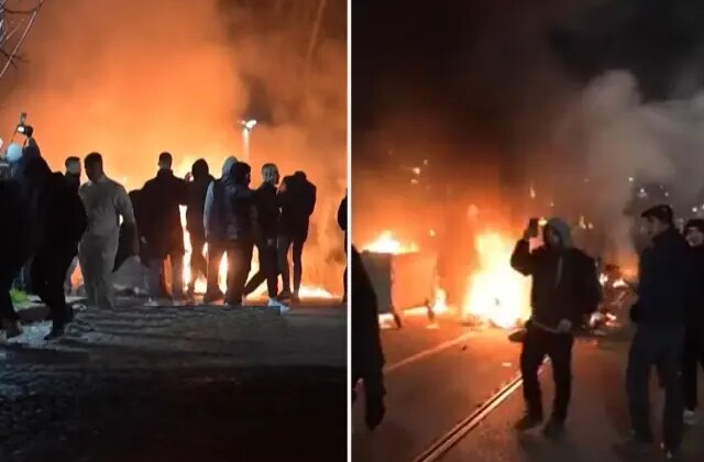 Bulgaristan alev alev! On binlerce kişi sokaklara döküldü