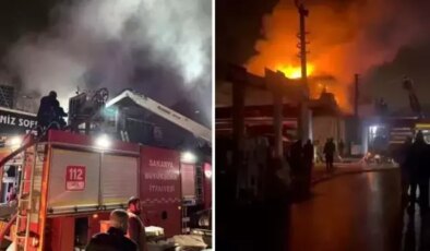 Büyük panik! Dükkan alev topuna döndü