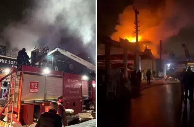 Büyük panik! Dükkan alev topuna döndü