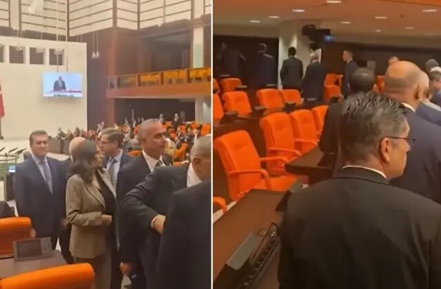 Bütçe görüşmelerinde protesto: Milletvekilleri salonu boşalttı