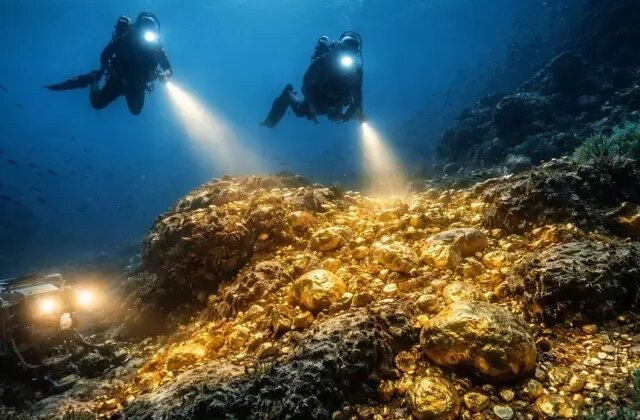 Çin’den tarihi keşif! Deniz altında dev altın madeni buldular