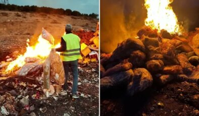 Çocukları zehirleyeceklerdi! 2 ton ürün imha edildi