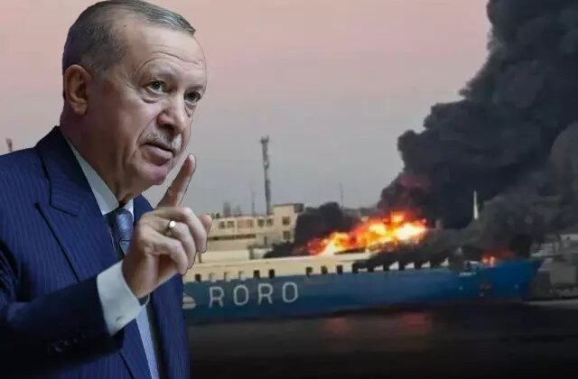 Cumhurbaşkanı Erdoğan’dan Karadeniz’de vurulan gemilerle ilgili iki ülkeye uyarı