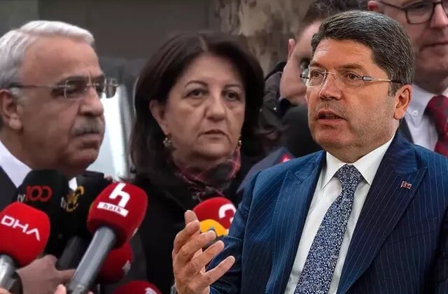 DEM heyeti, Bakan Tunç ile görüştü: Hukuksal zeminin barış için güçlü hale getirilmesi konusunu ele aldık