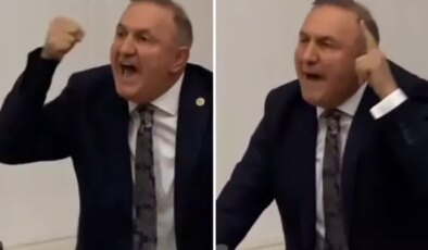 DEM sıralarını ayağa kaldıran sözler: Masaya vura vura “Öcalan şerefsizdir” dedi