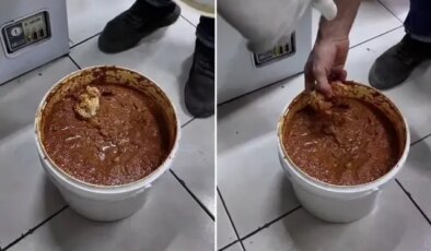 Denetime giden ekipler baharat kovasını açınca şaşkınlığa uğradı: Bozulmasın diye koydum