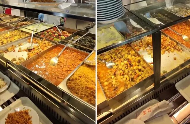 Devlet üniversitesinin açık büfesine bakın! Menüsü kadar fiyatı da olay