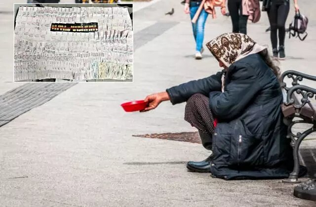 Dilencinin üzerinde çil çil altın çıktı! Miktarı küçük bir servet