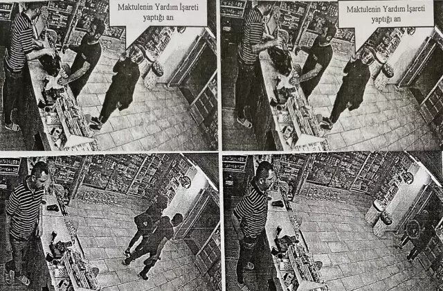 Hatice ölmeden önce markette el işaretiyle yardım istemiş