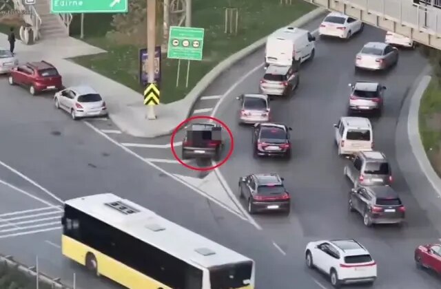 Dronlu denetimde şerit ihlali yapanlara ceza yağdı