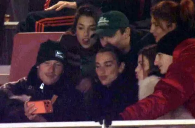 Dua Lipa, gittiği maça damda vurdu