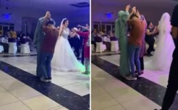 Düğünde kaydedilen görüntü olay oldu: Herkes aynı soruyu soruyor