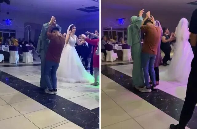 Düğünde kaydedilen görüntü olay oldu: Herkes aynı soruyu soruyor