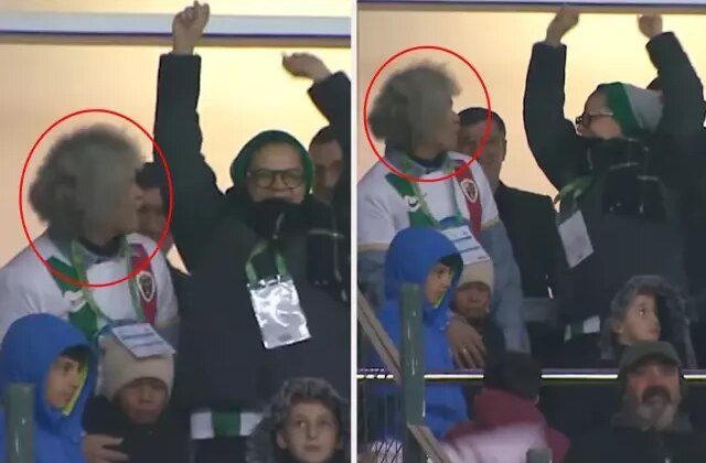 Dünyaca ünlü eski futbolcu Valderrama, Amedspor maçında görüntülendi