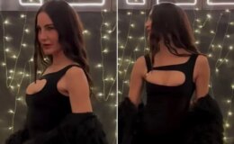 Ece Sükan’dan derin dekolte: Göğüs ucu gözüküyor