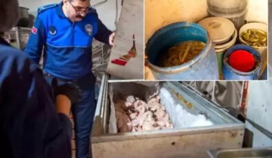 Ekipler harekete geçti! Dönerciden çıkanlar mide bulandırdı