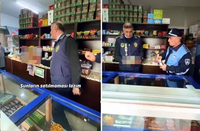 Raftaki ürün denetime giden zabıtayı kızdırdı: Satılmaması lazım, derhal kaldırın