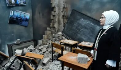 Emine Erdoğan, ‘Kalanlar’ Filistin Sergisi açılışında