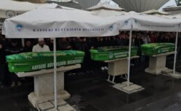 En acı cenaze! Yan yana tabutlar görenleri kahretti