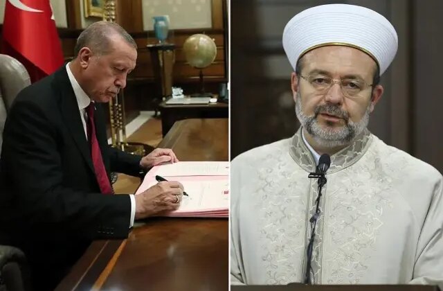 Erdoğan’dan eski Diyanet İşleri Başkanı Görmez’e yeni görev