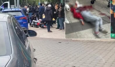 Eski eşinin sokakta boğazını kesen cani mahkemede o görüntüleri izleyemedi